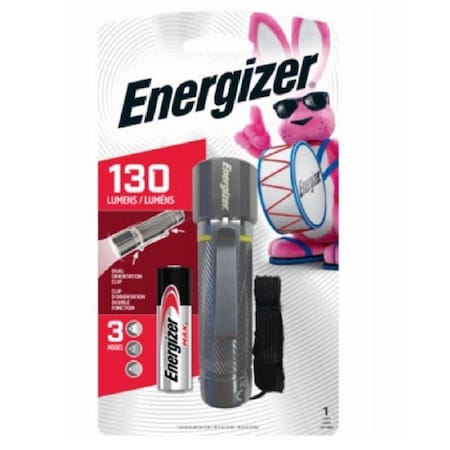 Eveready Battery 272200 Energizer MTL Flashlight & Clip; Gray